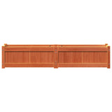jardiniere bois pin massif style rustique 150x31x31 cm 6 | jardinna