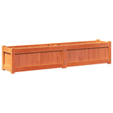 jardiniere bois pin massif style rustique 150x31x31 cm 8 | jardinna