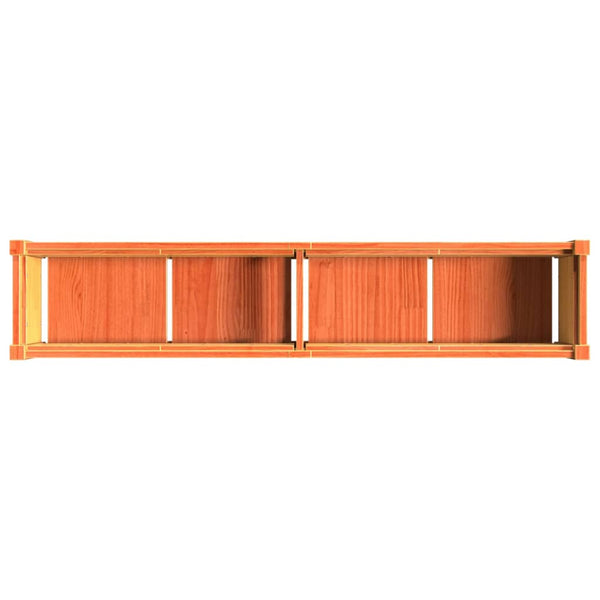 jardiniere bois pin massif style rustique 150x31x31 cm 9 | jardinna
