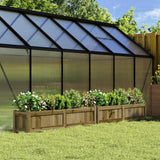 jardiniere bois pin massif style rustique 150x31x31 cm naturel impregne 3 | jardinna