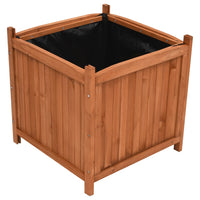 jardiniere bois structure robuste elegante set 2 pcs 2 | jardinna