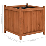 jardiniere bois structure robuste elegante set 2 pcs 5 | jardinna