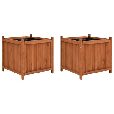 jardiniere bois structure robuste elegante set 2 pcs default title 1 | jardinna