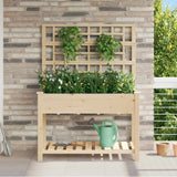 jardiniere bois treillis beige moderne durable 115 x 60 x 153 cm 1 | jardinna
