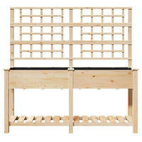 jardiniere bois treillis beige moderne durable 5 | jardinna