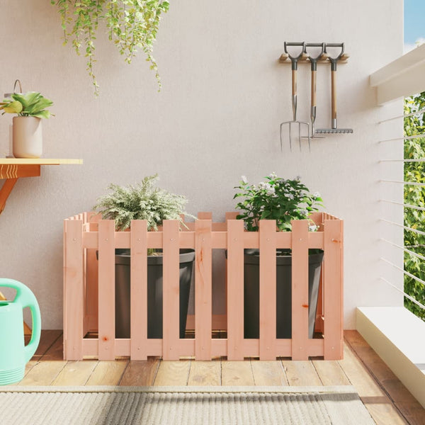 jardiniere cache pot bois exterieur multi tailles coloris douglas naturel 100 x 50 x 50 cm 1 | jardinna