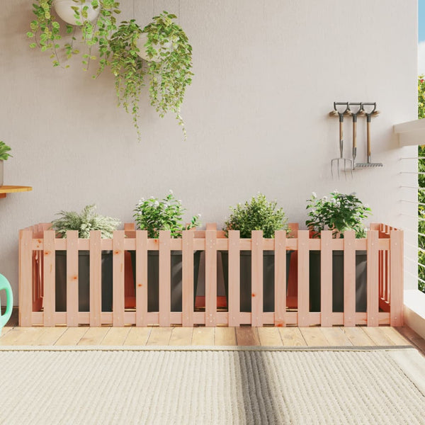 jardiniere cache pot bois exterieur multi tailles coloris douglas naturel 200 x 50 x 50 cm 1 | jardinna