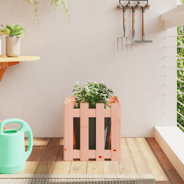 jardiniere cache pot bois exterieur multi tailles coloris douglas naturel 40 x 40 x 40 cm 1 | jardinna