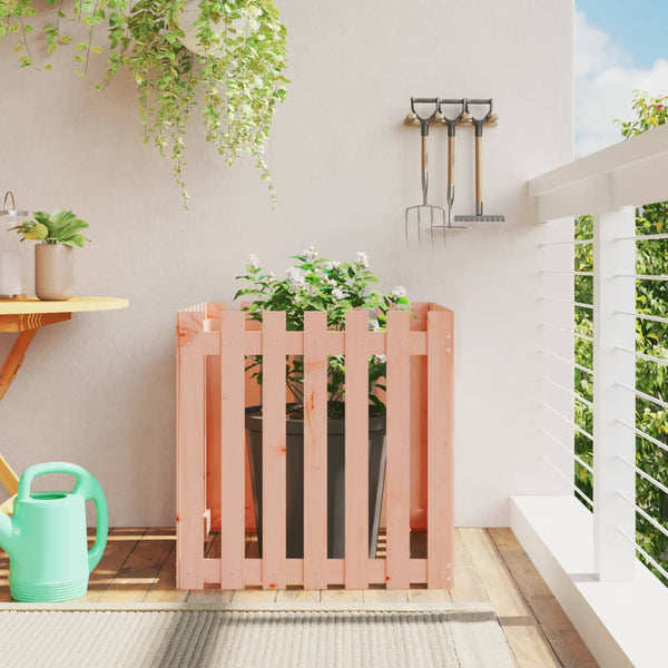 jardiniere cache pot bois exterieur multi tailles coloris douglas naturel 70 x 70 x 70 cm 1 | jardinna