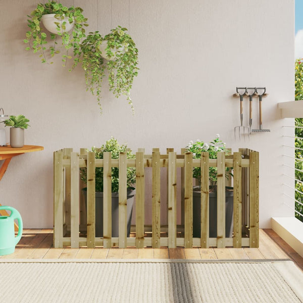 jardiniere cache pot bois exterieur multi tailles coloris naturel impregne 150 x 50 x 70 cm 1 | jardinna