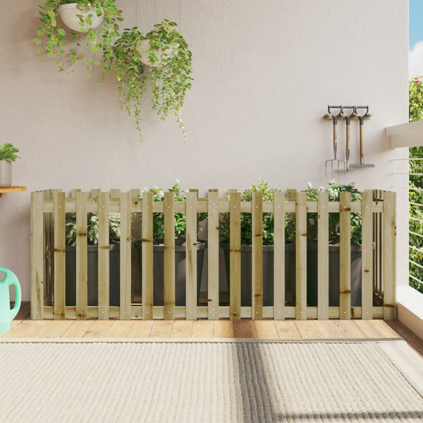 jardiniere cache pot bois exterieur multi tailles coloris naturel impregne 200 x 50 x 70 cm 1 | jardinna