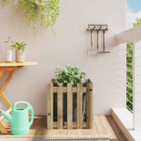 jardiniere cache pot bois exterieur multi tailles coloris naturel impregne 50 x 50 x 50 cm 1 | jardinna