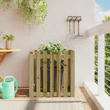 jardiniere cache pot bois exterieur multi tailles coloris naturel impregne 70 x 70 x 70 cm 1 | jardinna