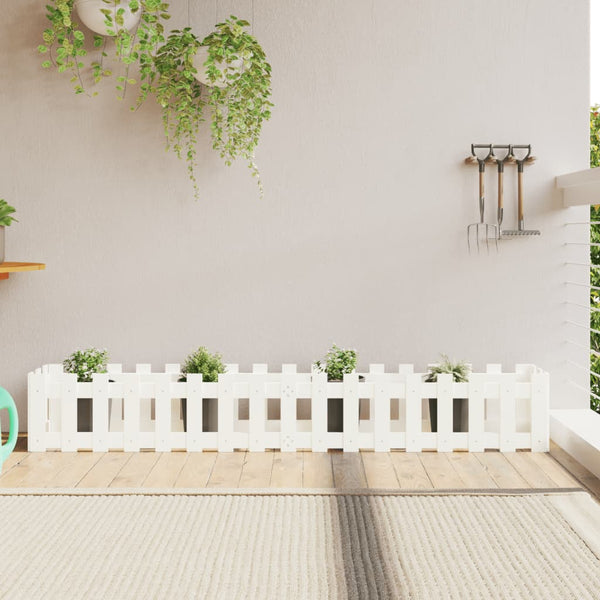 jardiniere cache pot bois exterieur multi tailles coloris pin blanc 200 x 30 x 30 cm 1 | jardinna