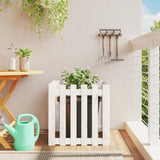 jardiniere cache pot bois exterieur multi tailles coloris pin blanc 60 x 60 x 60 cm 1 | jardinna