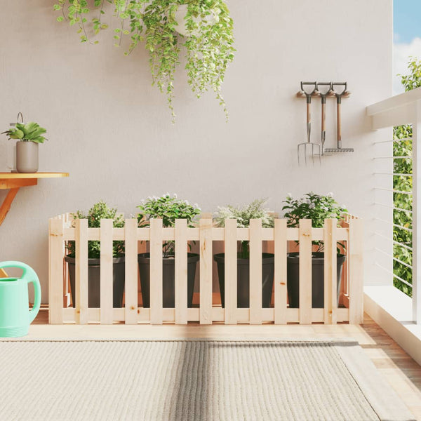 jardiniere cache pot bois exterieur multi tailles coloris pin naturel 150 x 50 x 50 cm 1 | jardinna