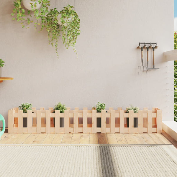jardiniere cache pot bois exterieur multi tailles coloris pin naturel 200 x 30 x 30 cm 1 | jardinna