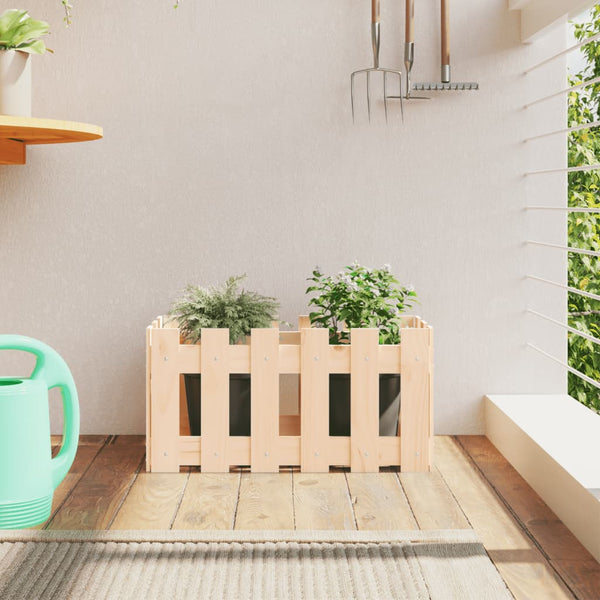 jardiniere cache pot bois exterieur multi tailles coloris pin naturel 60 x 30 x 30 cm 1 | jardinna