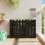 jardiniere cache pot bois exterieur multi tailles coloris pin noir 100 x 50 x 70 cm 1 | jardinna