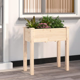 jardiniere haute bois sapin doublure 13 | jardinna