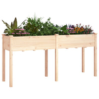 jardiniere haute bois sapin doublure 4 | jardinna