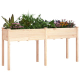 jardiniere haute bois sapin doublure 4 | jardinna