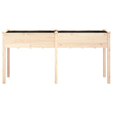 jardiniere haute bois sapin doublure 5 | jardinna