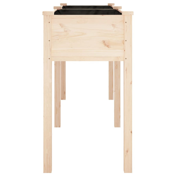 jardiniere haute bois sapin doublure 6 | jardinna