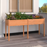 jardiniere haute bois sapin doublure marron 161 x 45 x 76 cm 1 | jardinna