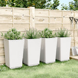 jardiniere haute plastique aspect tresse moderne set 2 4 pcs 3 | jardinna