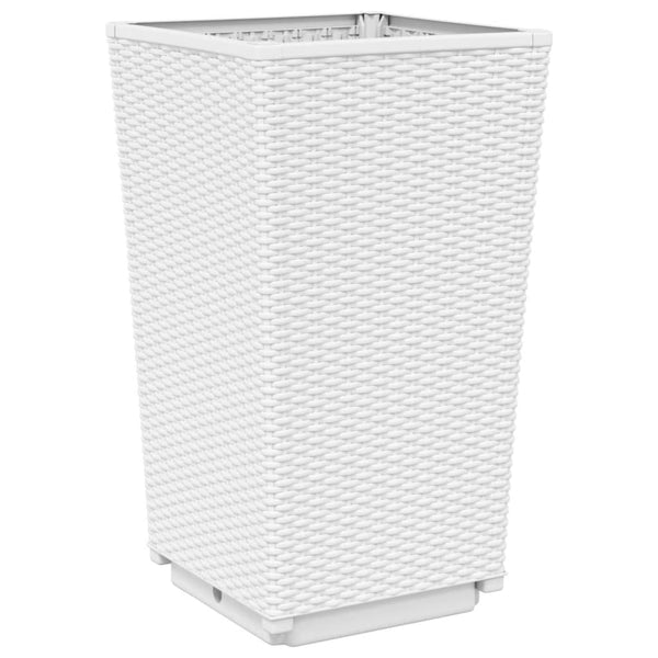 jardiniere haute plastique aspect tresse moderne set 2 4 pcs 4 | jardinna