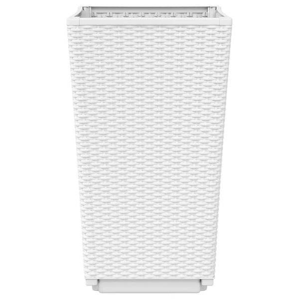jardiniere haute plastique aspect tresse moderne set 2 4 pcs 6 | jardinna