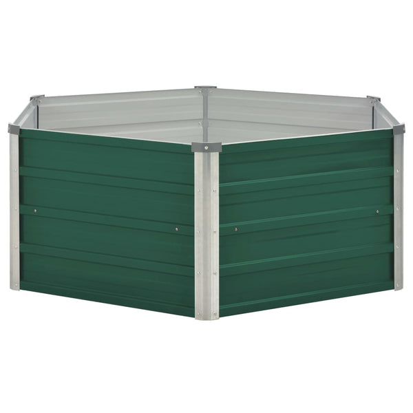 jardiniere jardin acier galvanise hexagonale renforts 3 | jardinna