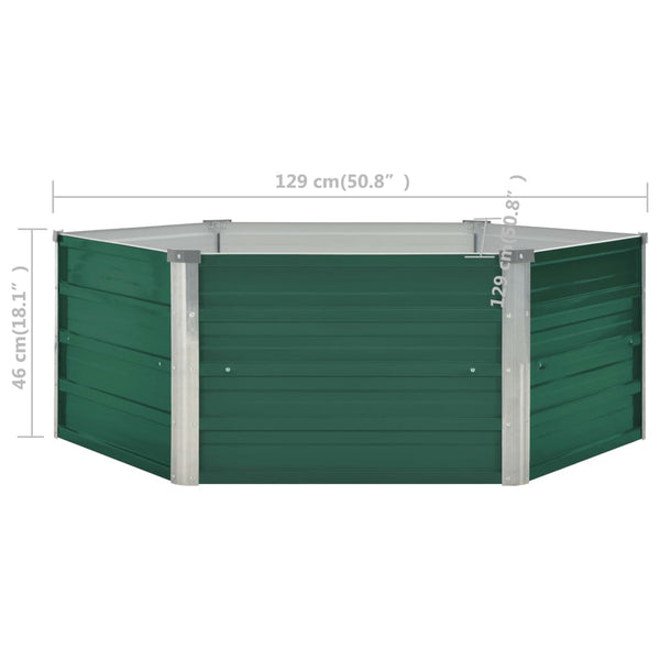 jardiniere jardin acier galvanise hexagonale renforts 6 | jardinna