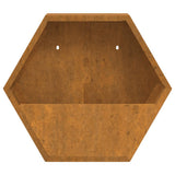 jardiniere murale exterieur acier corten rustique 6 | jardinna