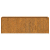 jardiniere murale exterieur acier corten rustique set 2 pcs 6 | jardinna