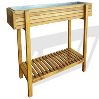 jardiniere pied bois dacacia etagere default title 1 | jardinna