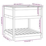 jardiniere pied bois etagere 8 | jardinna