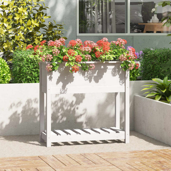 jardiniere pied bois etagere blanc 82 x 34 x 81 cm 1 | jardinna