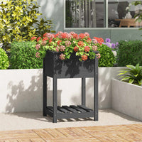 jardiniere pied bois etagere gris 56 x 54 x 81 cm 1 | jardinna