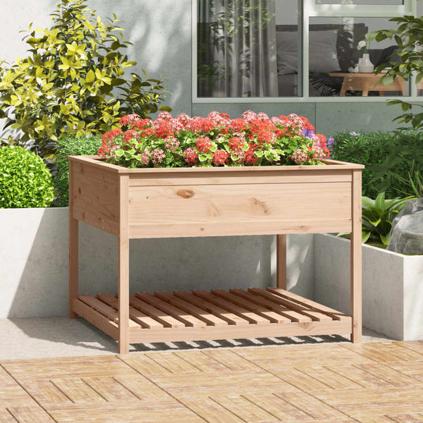 jardiniere pied bois etagere naturel 111 x 111 x 81 cm 1 | jardinna