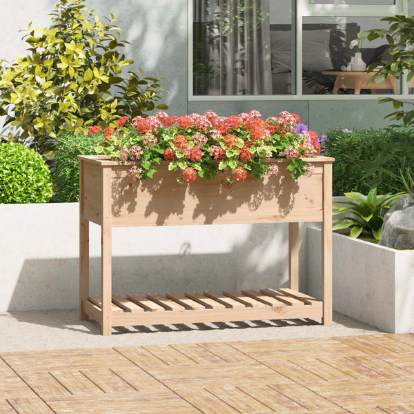 jardiniere pied bois etagere naturel 111 x 54 x 81 cm 1 | jardinna