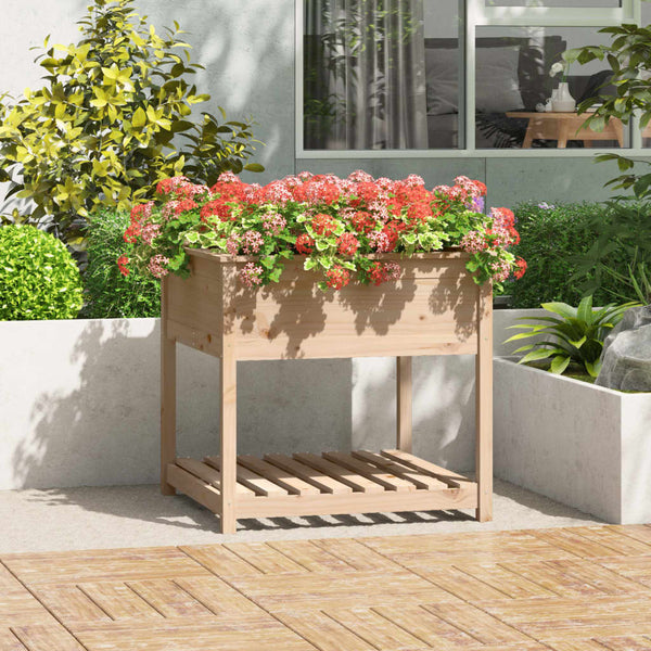 jardiniere pied bois etagere naturel 82 x 82 x 81 cm 1 | jardinna