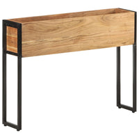 jardiniere pied compacte bois naturel bois dacacia massif 90 x 20 x 68 cm 1 | jardinna