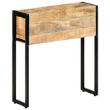 jardiniere pied compacte bois naturel bois manguier brut 60 x 20 x 68 cm 1 | jardinna