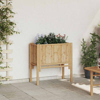 jardiniere pied drainage bambou plusieurs tailles 70 cm 1 | jardinna