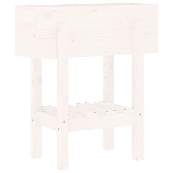 jardiniere pied etagere bois pin massif 2 | jardinna