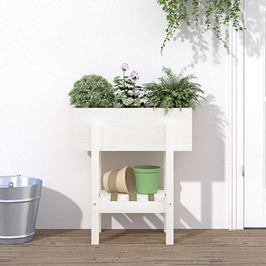 jardiniere pied etagere bois pin massif pin blanc 62 x 30 x 69 cm 1 | jardinna