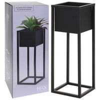 jardiniere pied metal design epure elegant 21 x 21 x 60 cm 82hh | jardinna