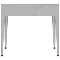 jardiniere pied rectangulaire acier galvanise 2 pcs 6 | jardinna